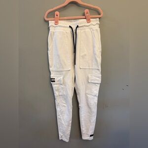 White Alphalete Joggers XS